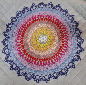 Sunset Doily Needle tatting