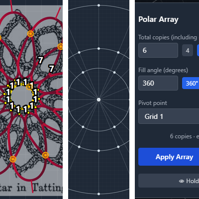 Tatting Software workflow